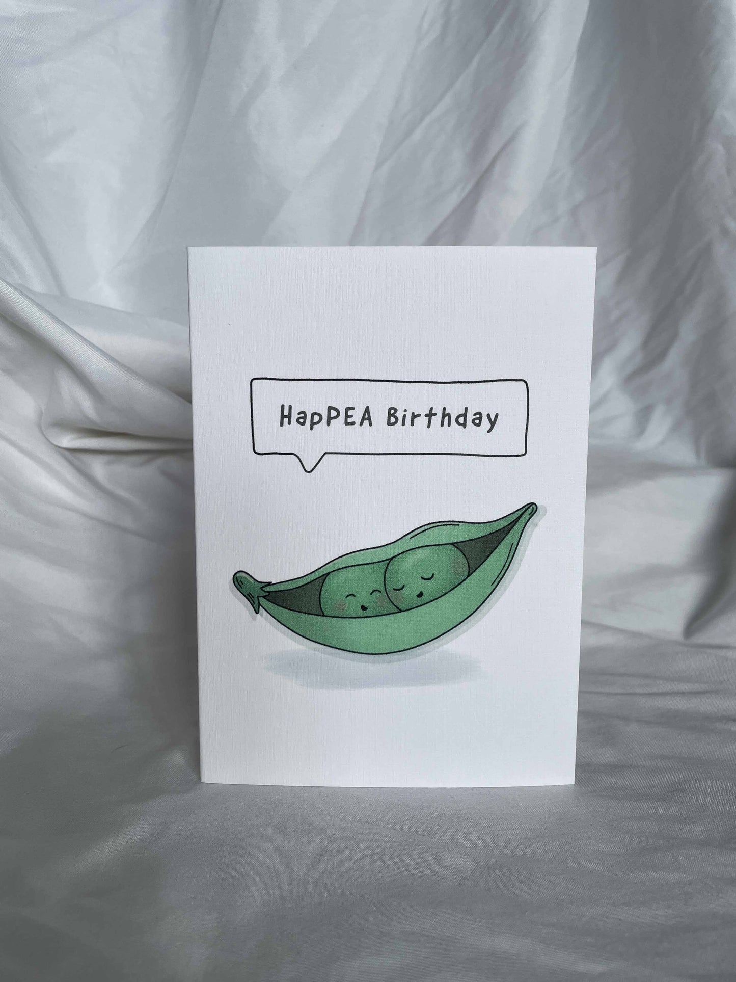 Cute Pea Pod Birthday Card