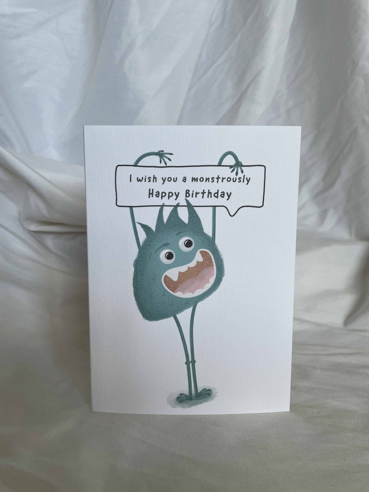 Have a Monstrously Good Birthday Card. Childrens birthday card